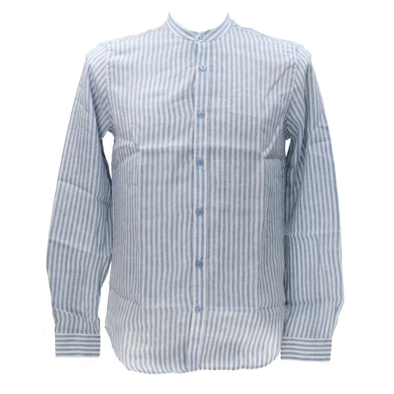Camicia COLLO COREANA GL7782S-S25 Azzurro
