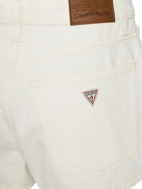 Guess Pantaloncini GJ HIGHWAIST VINTAGE SHORT Bianco 2