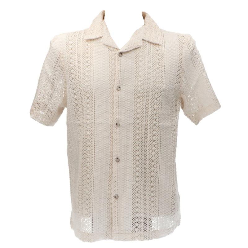 Camicia CAMICIA COLLO BOWLING Beige