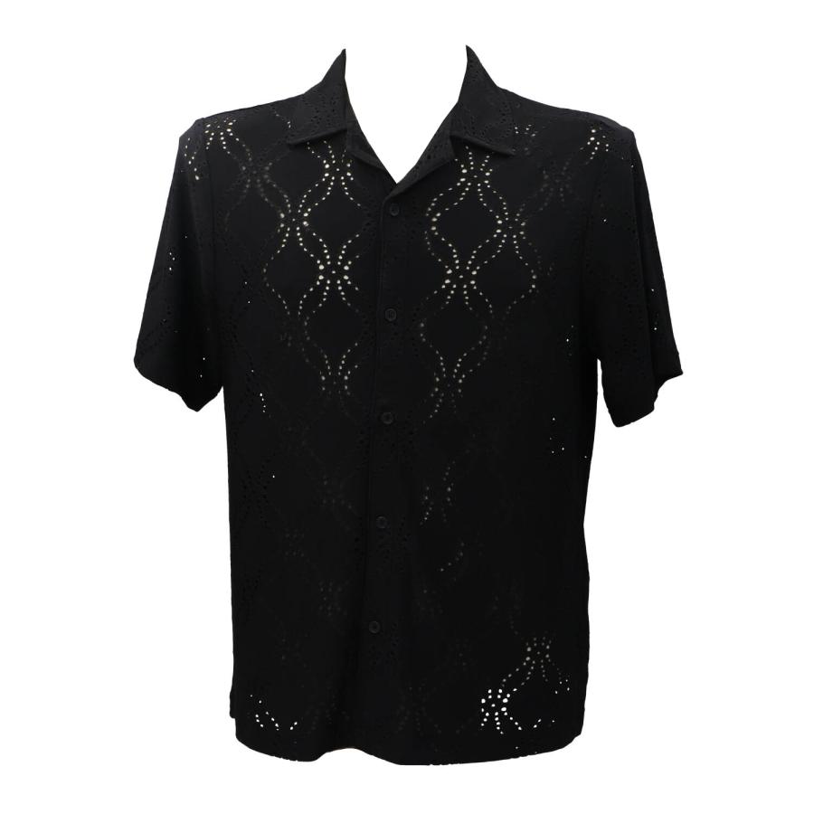 Over D Camicia  COLLO BOWLING  Nero 1