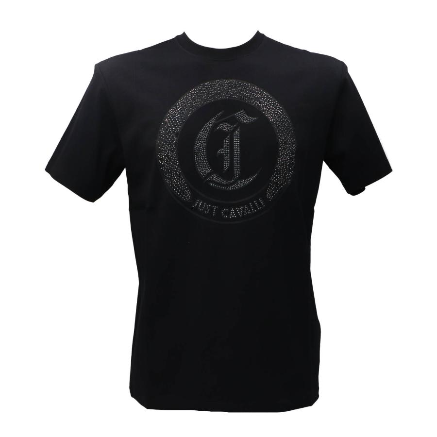 Just Cavalli T-shirt  CJ ROUND STUDS Nero 1