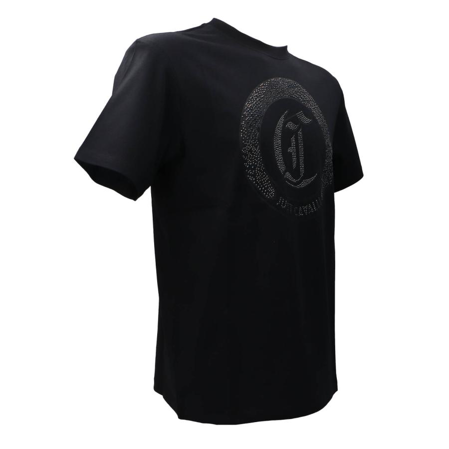 Just Cavalli T-shirt  CJ ROUND STUDS Nero 2