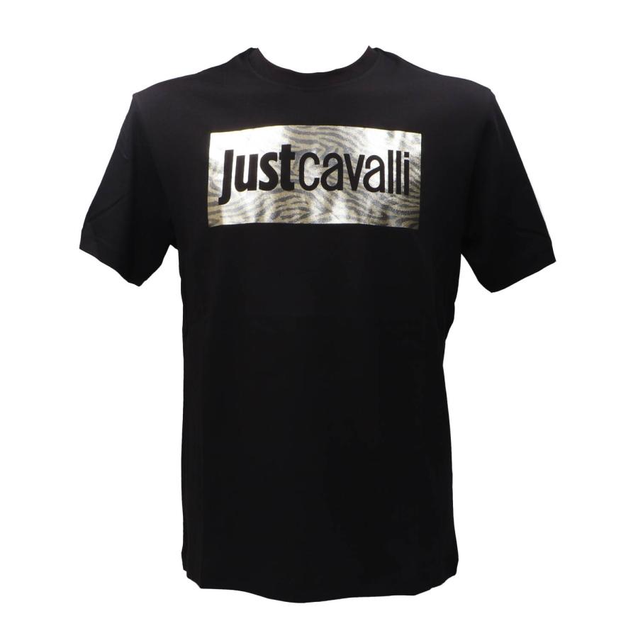 Just Cavalli T-shirt  LOGO LAMINA ZEBRA Nero 1