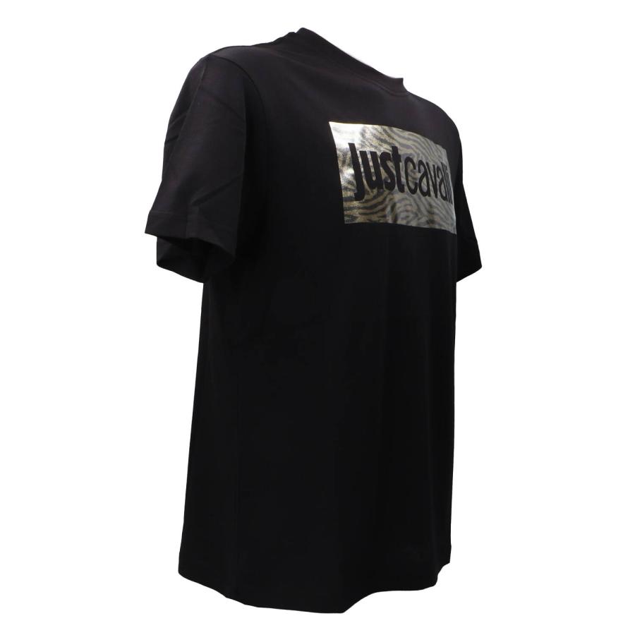 Just Cavalli T-shirt  LOGO LAMINA ZEBRA Nero 2