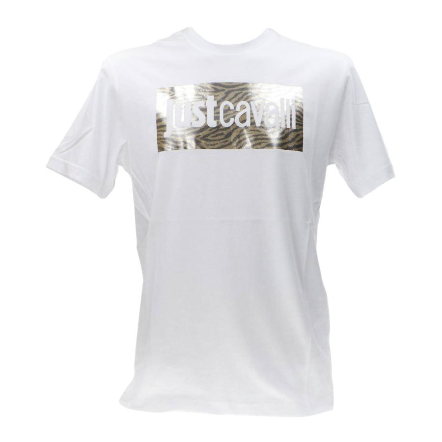 Just Cavalli T-shirt  LOGO LAMINA ZEBRA Bianco 1