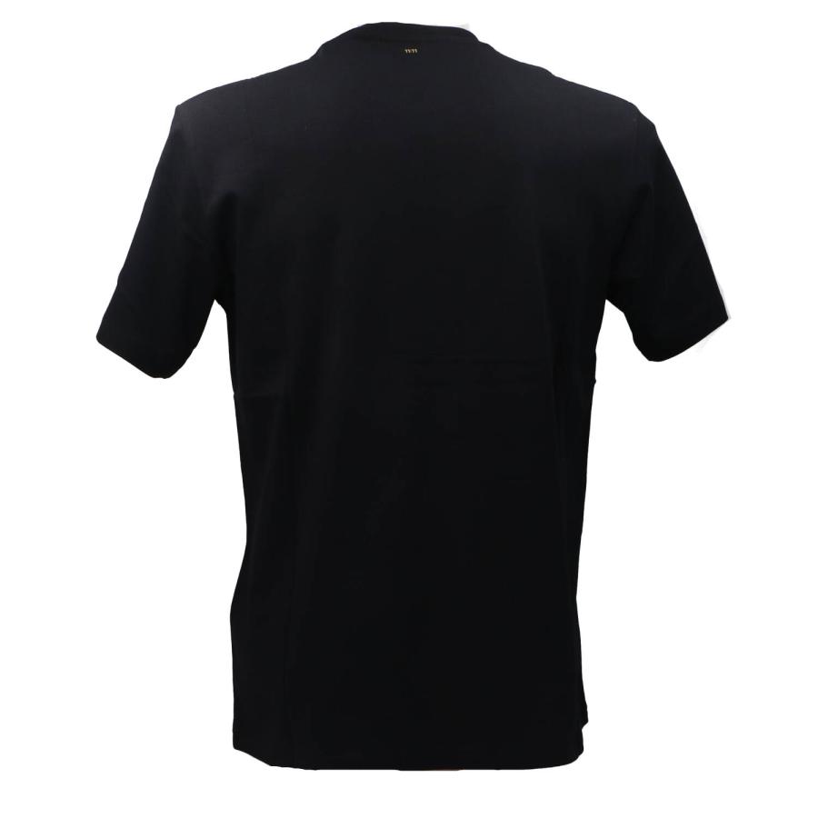 Just Cavalli T-shirt 78PM601 R JACQUARD LABEL LEO Nero 3