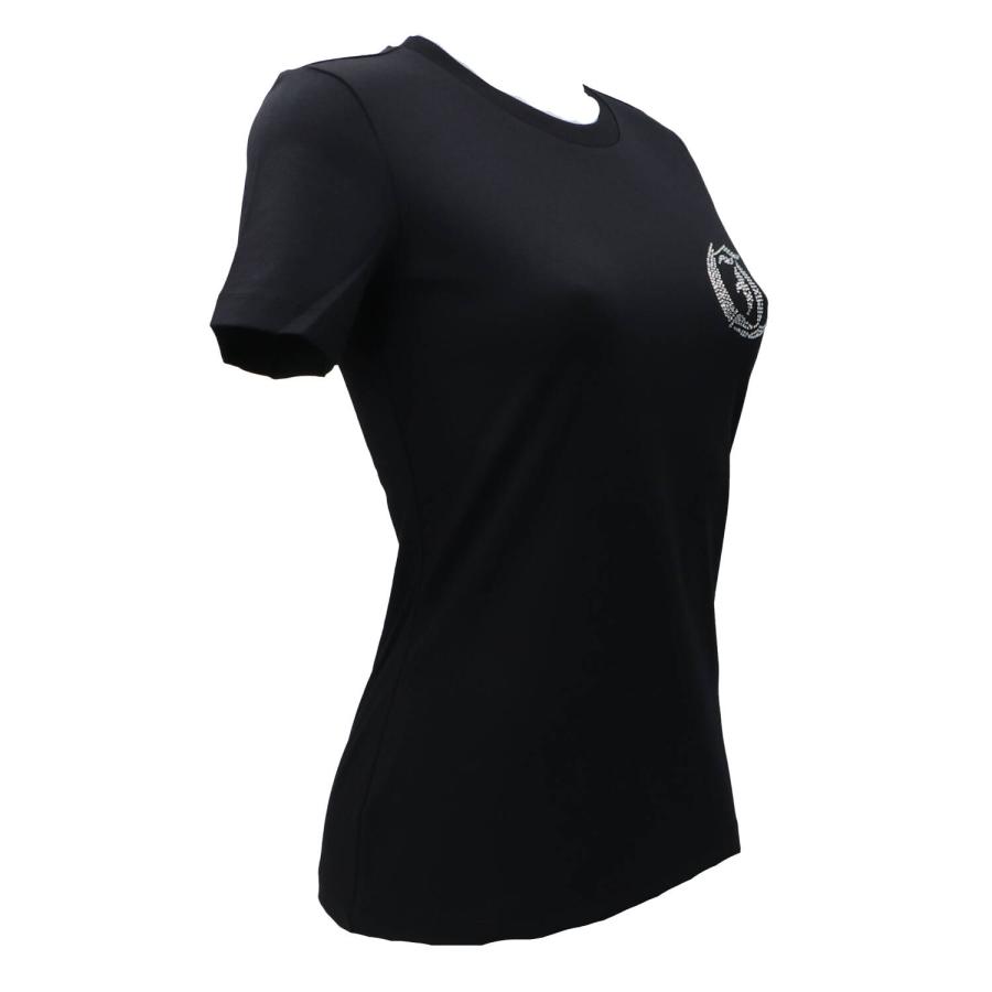 Just Cavalli T-shirt 78PAHE11 EMBLEM STRASS Nero 2