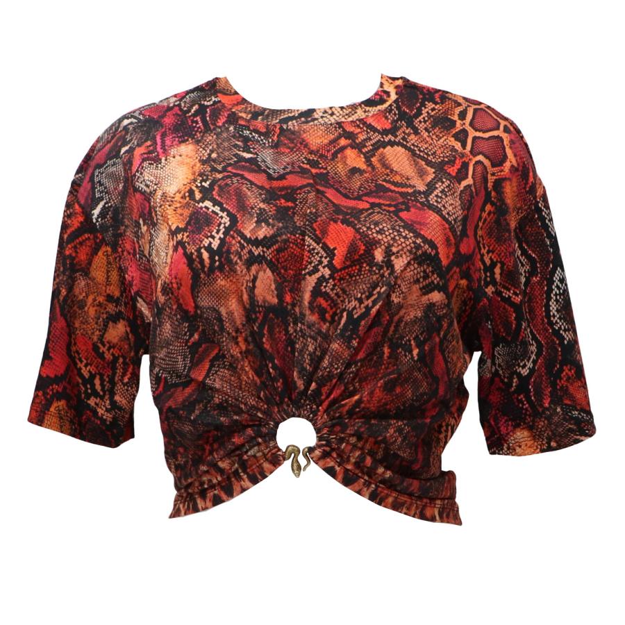 Just Cavalli Maglia 78PAHE01 PYTHON Multicolore 1