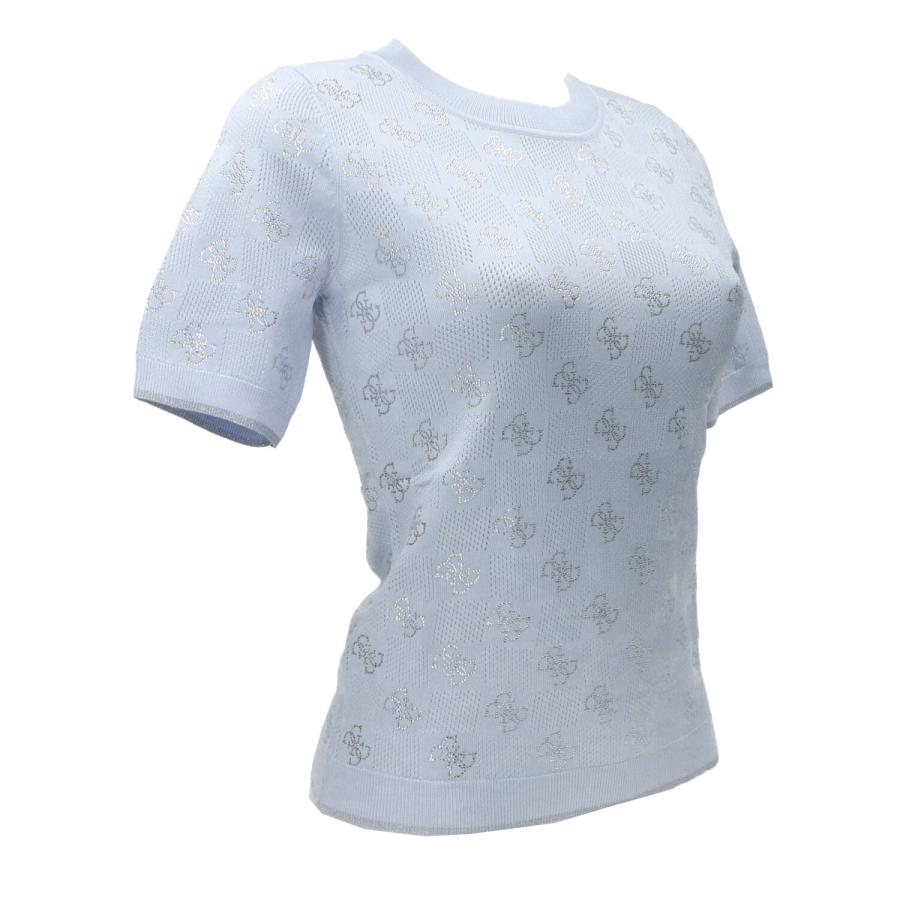 Guess Maglia ROSIE 4G RN SS SWTR Azzurro 2