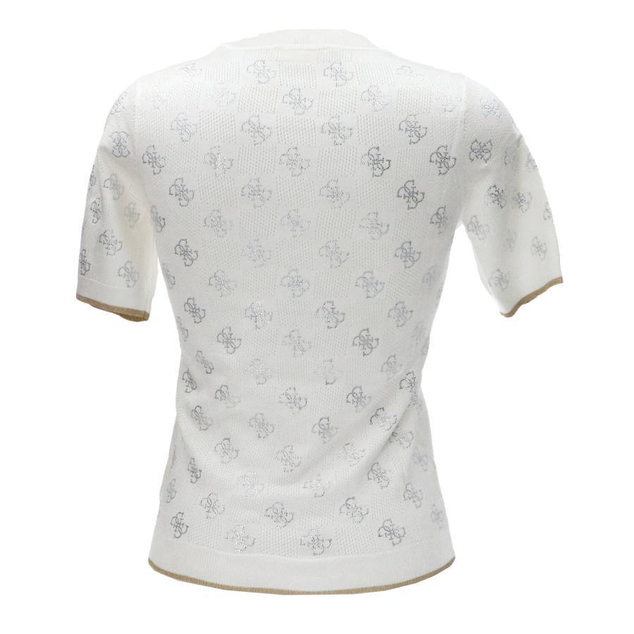 Guess Maglia ROSIE 4G RN SS SWTR Bianco 3