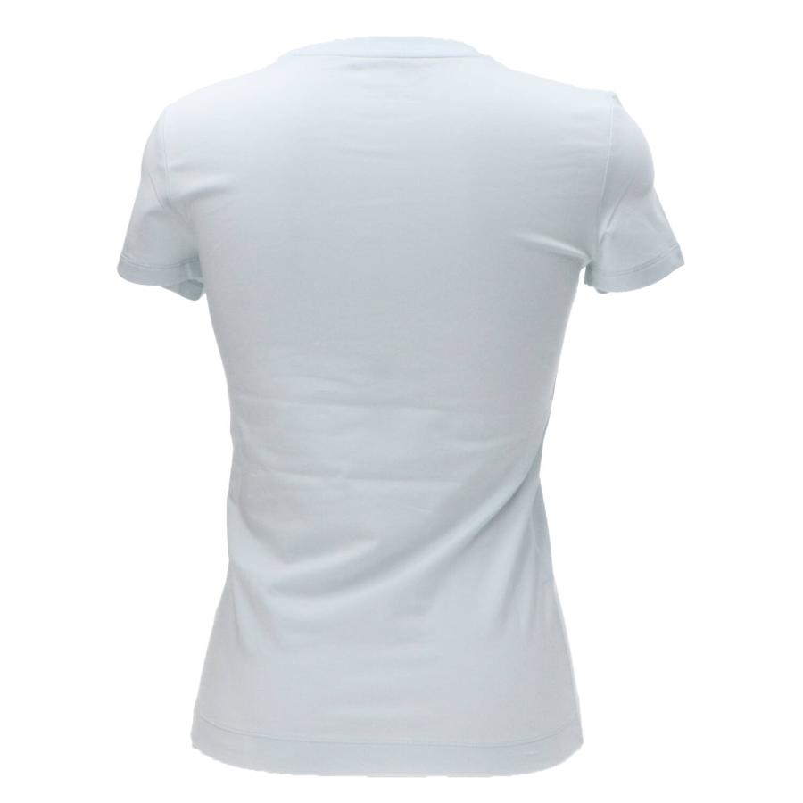 Guess T-shirt CN SS LOGO LACE TEE Azzurro Chiaro 3