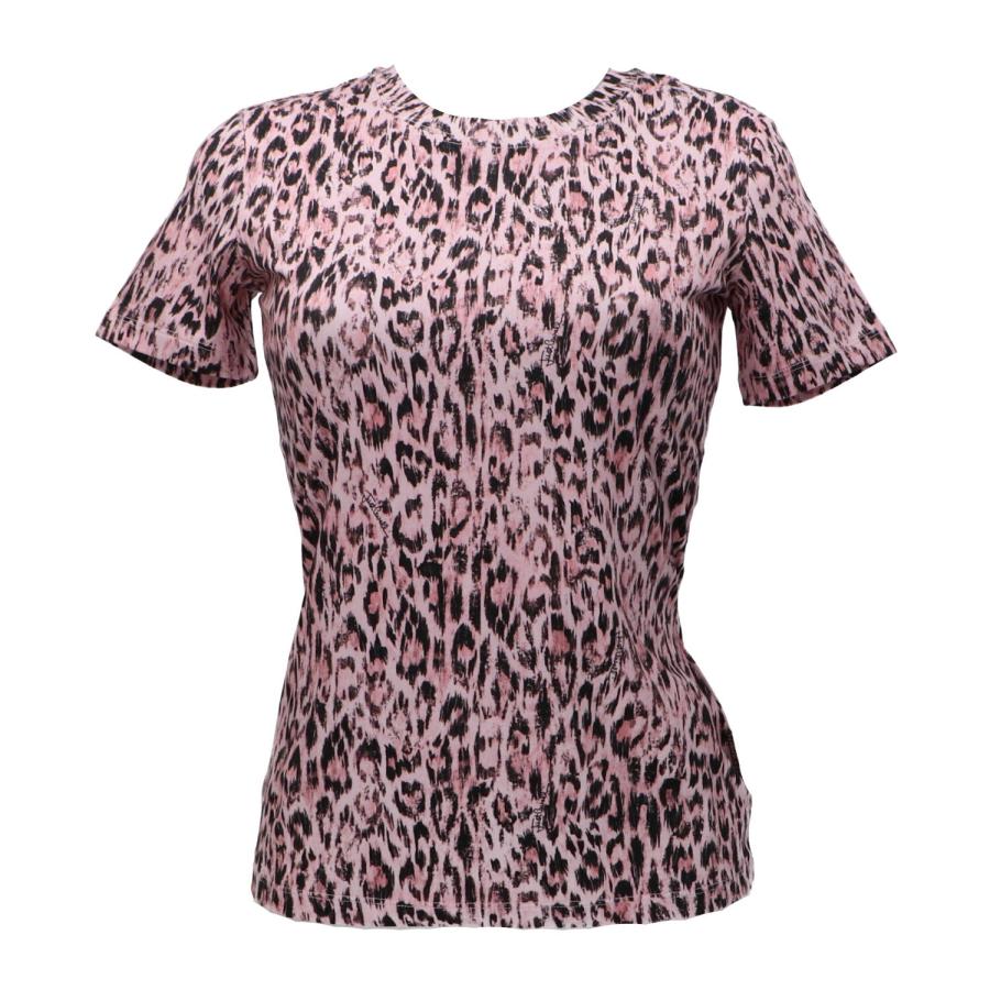 Just Cavalli T-shirt 611 JERSEY STRETCH ALLOVER Rosa 1