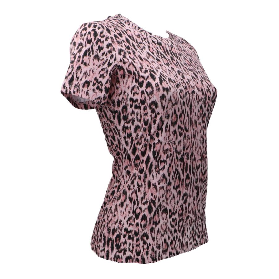 Just Cavalli T-shirt 611 JERSEY STRETCH ALLOVER Rosa 2