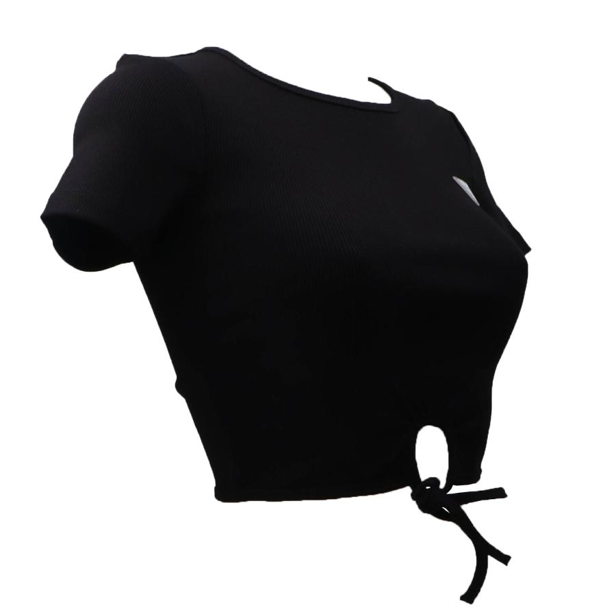 Guess Top CROCUS RIB ACTIVE SS  Nero 2