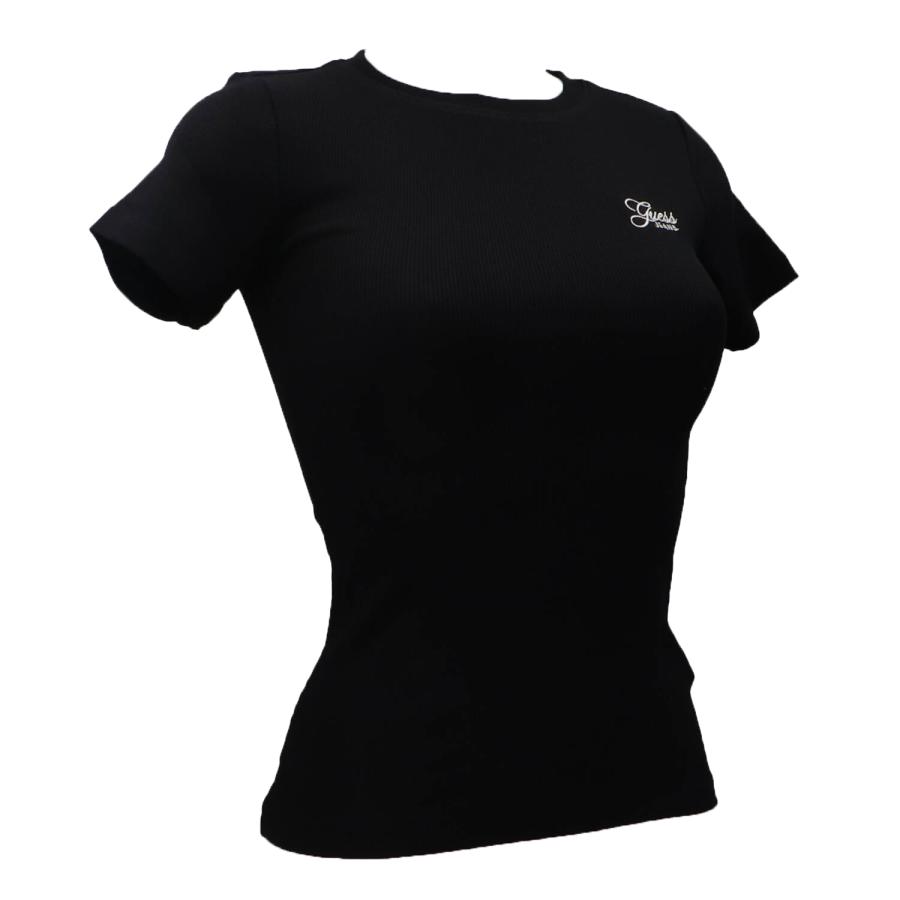 Guess T-shirt GJ SS CN EMBRO SLIM TOP Nero 2
