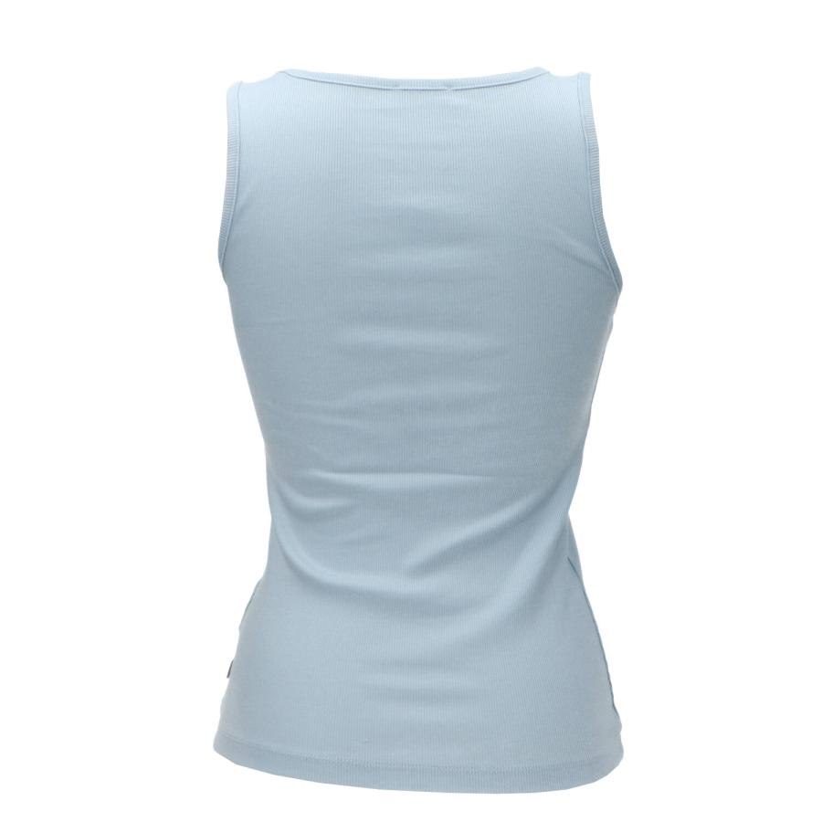 Guess Canotte GJ TANK TOP SLIM RIB EMBRO Azzurro 3