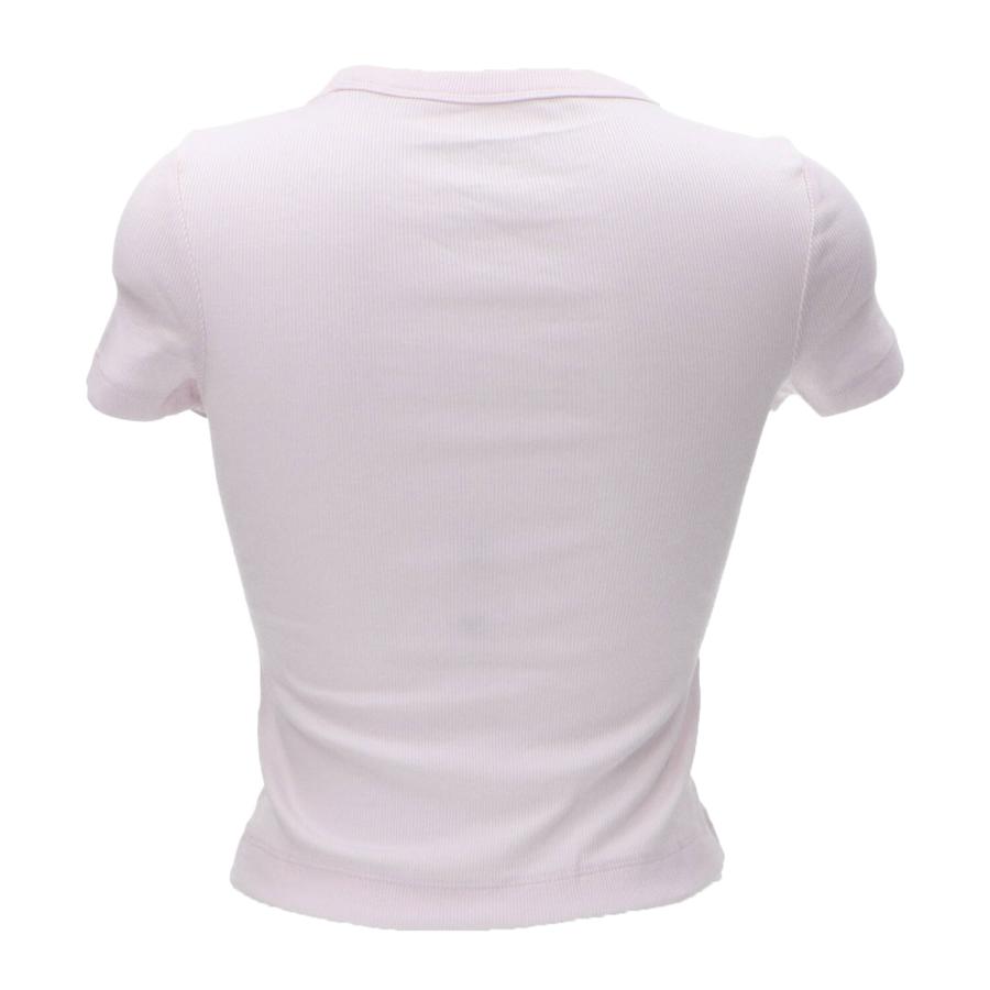 Guess T-shirt SS CN RIB LOGO TEE Rosa 3