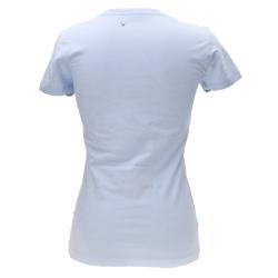 T-shirt SS CN TRIANGLE FLOWER TEE Azzurro