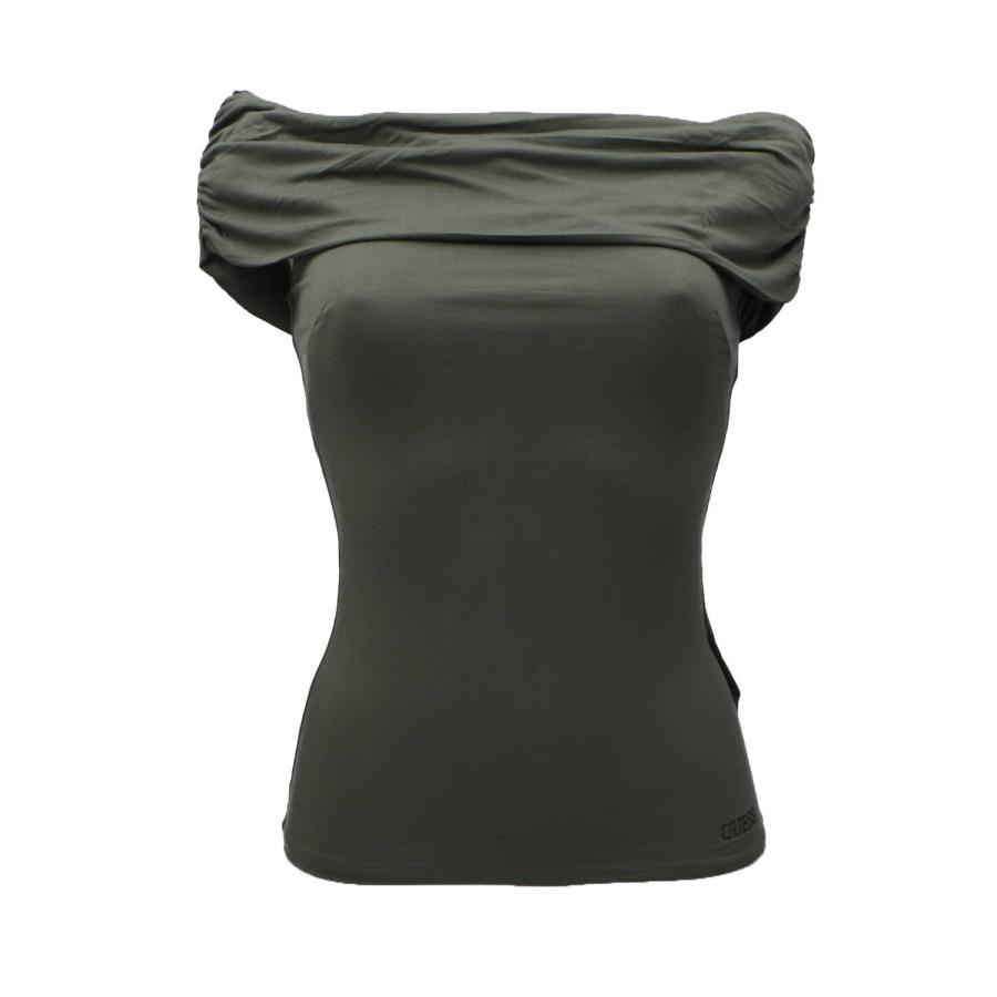 Guess Maglia CHARLOTTE OFF SHOULDER TOP Verde 1