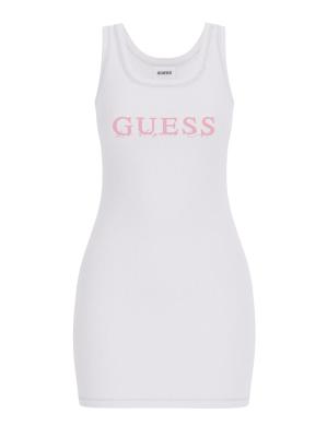 SUNFLOWER RIB DRESS Bianco