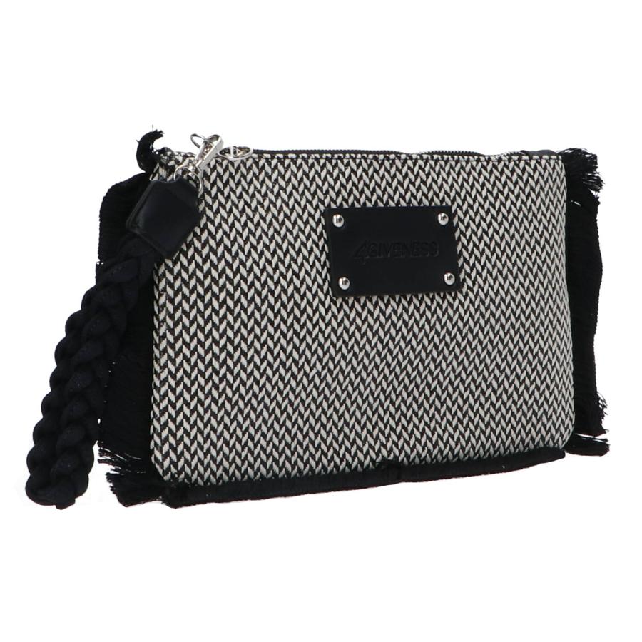 4giveness Pochette HANDBAG PORTOFINO Nero Bianco 2