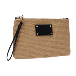 Pochette POCHETTE CAPRI Beige Nero