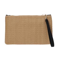 Pochette POCHETTE CAPRI Beige Nero