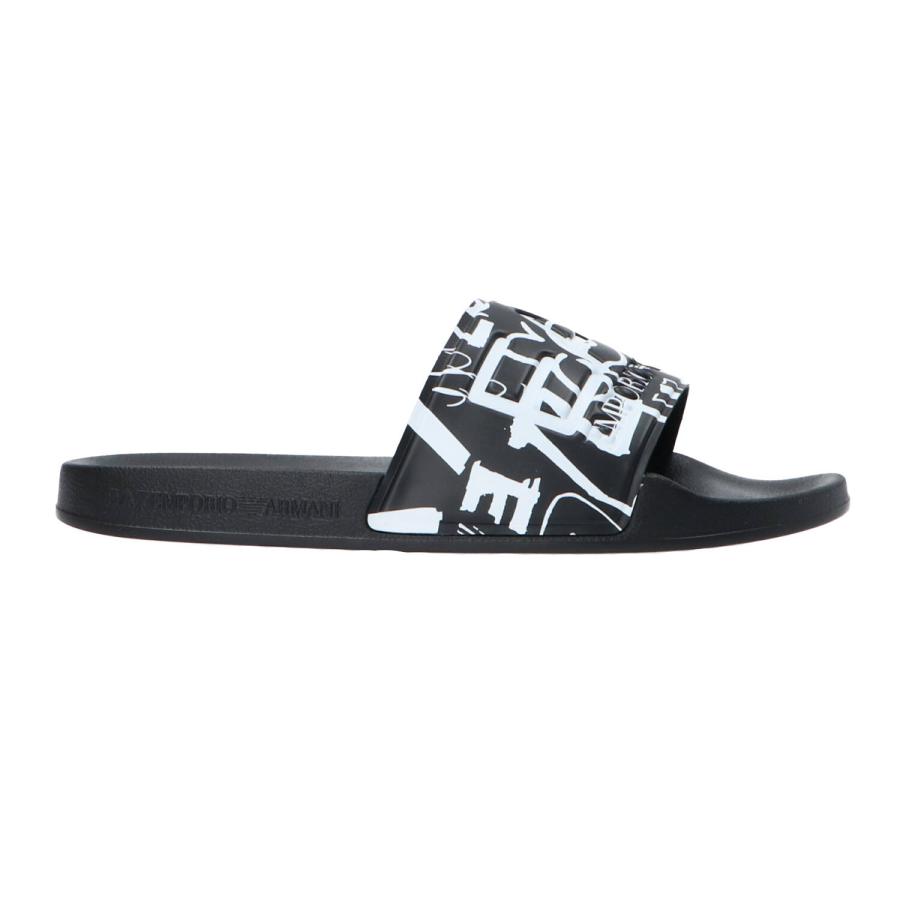 Emporio Armani Scarpe mare Beachwear Ea7 monogram Nero 1