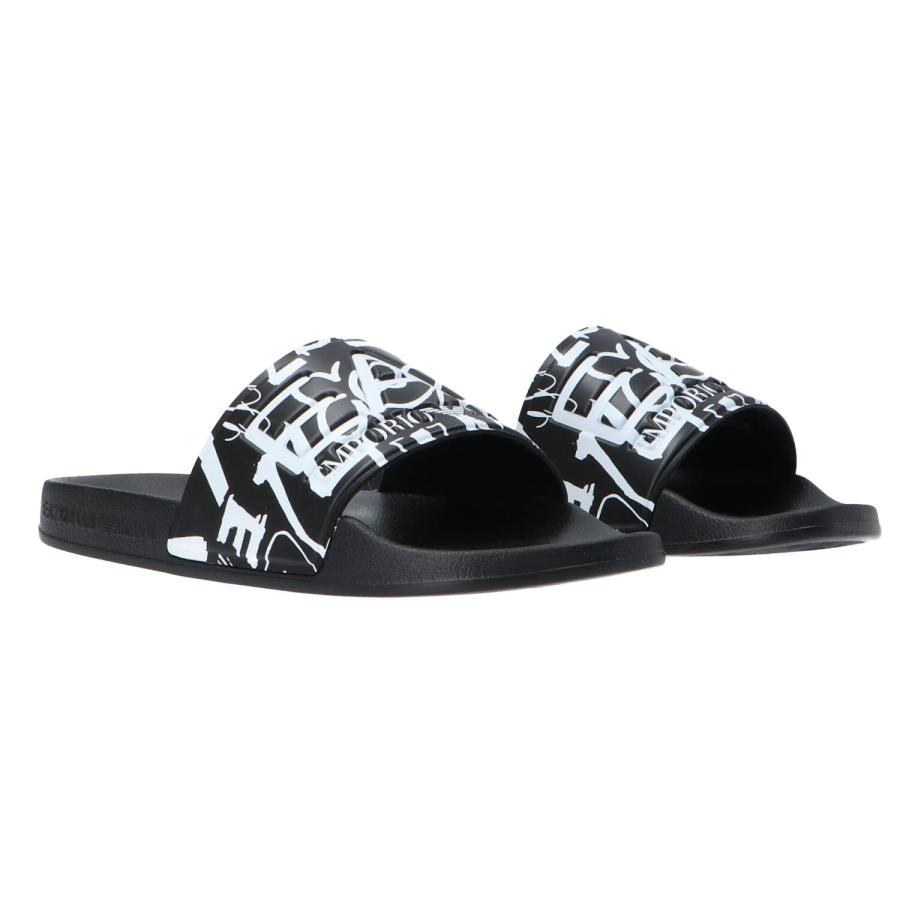 Emporio Armani Scarpe mare Beachwear Ea7 monogram Nero 2