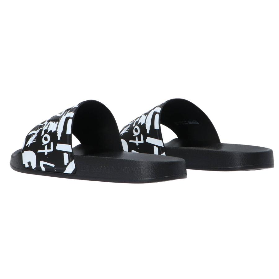 Emporio Armani Scarpe mare Beachwear Ea7 monogram Nero 4