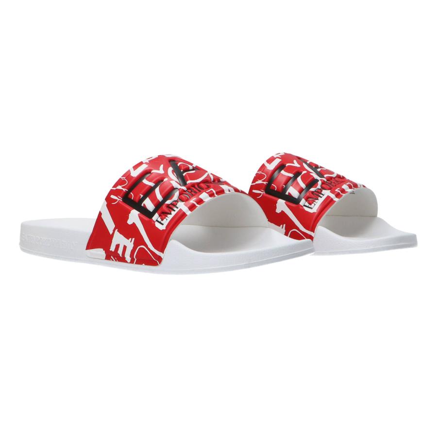 Emporio Armani Scarpe mare Beachwear Ea7 monogram Rosso 2