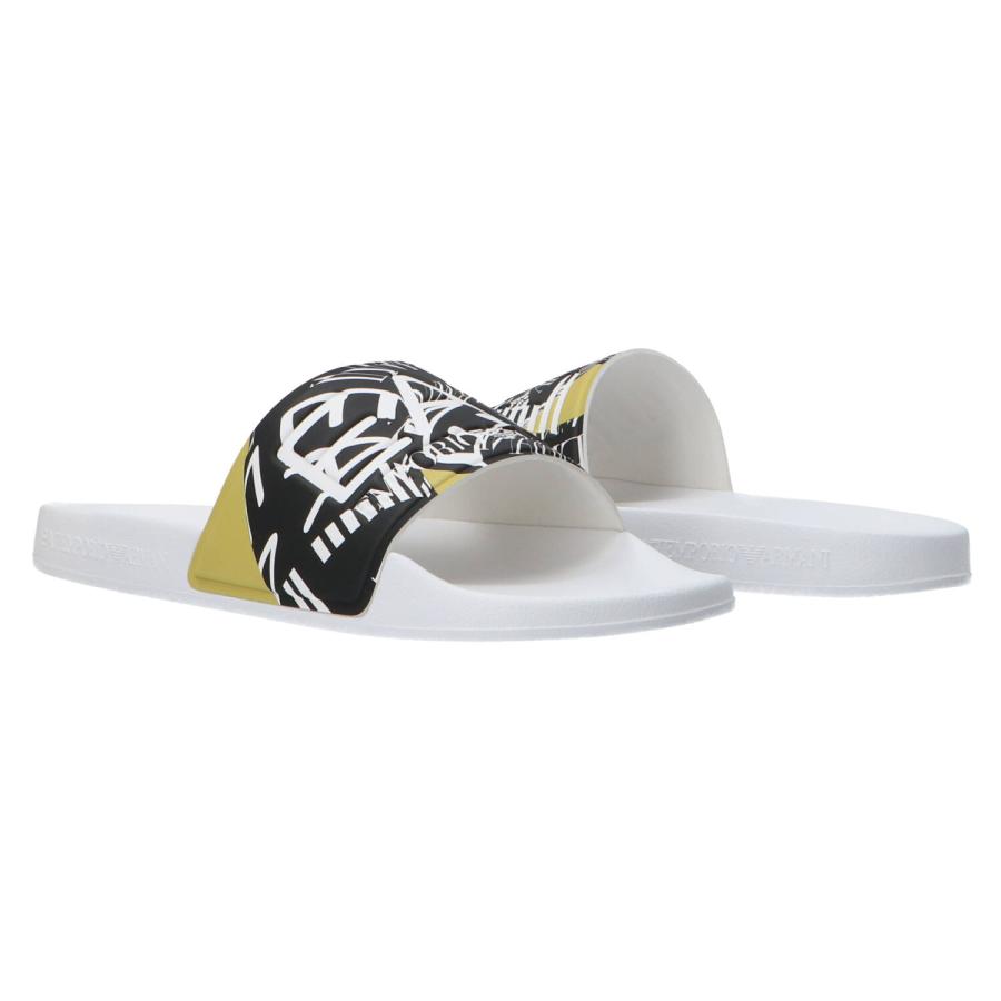 Emporio Armani Scarpe mare Beachwear Ea7 monogram Bianco nero 3