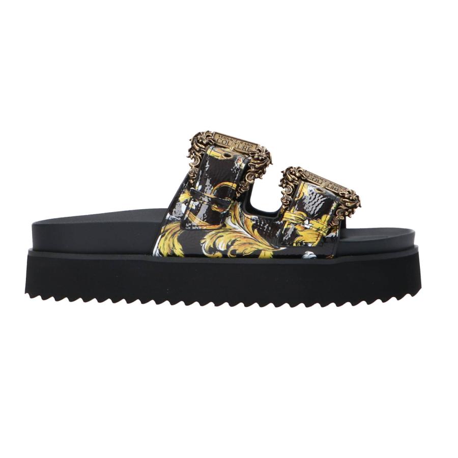 Versace Sandali FONDO ARIZONA DIS. SM1 Nero stampa 1