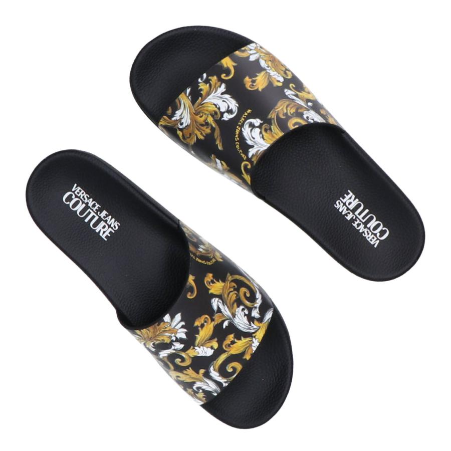 Versace Scarpe mare  FONDO SLIDE DIS. SQ4 Nero 5