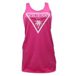 LOGO TANK TOP DRESS Fucsia