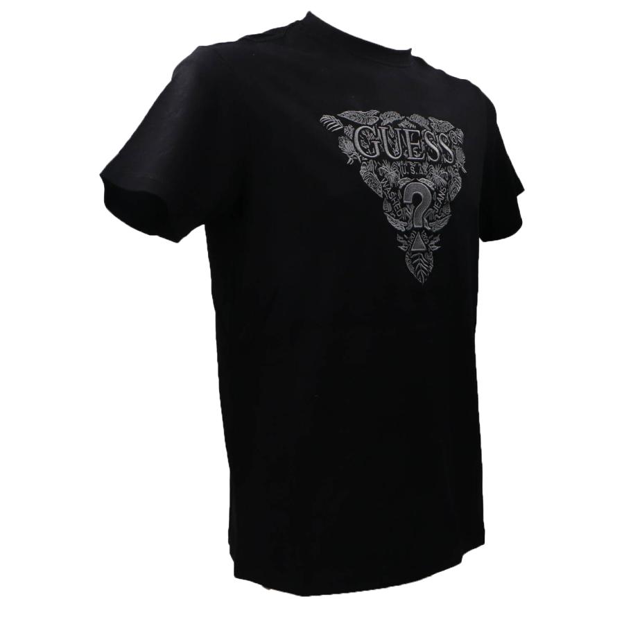 Guess T-shirt SS CN FLOWER EMBRO TEE Nero 2