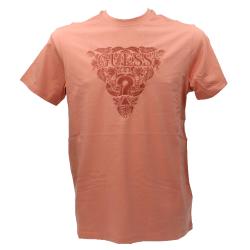 T-shirt SS CN FLOWER EMBRO TEE Arancione
