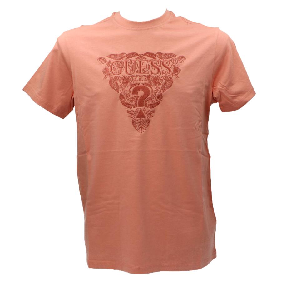 Guess T-shirt SS CN FLOWER EMBRO TEE Arancione 1