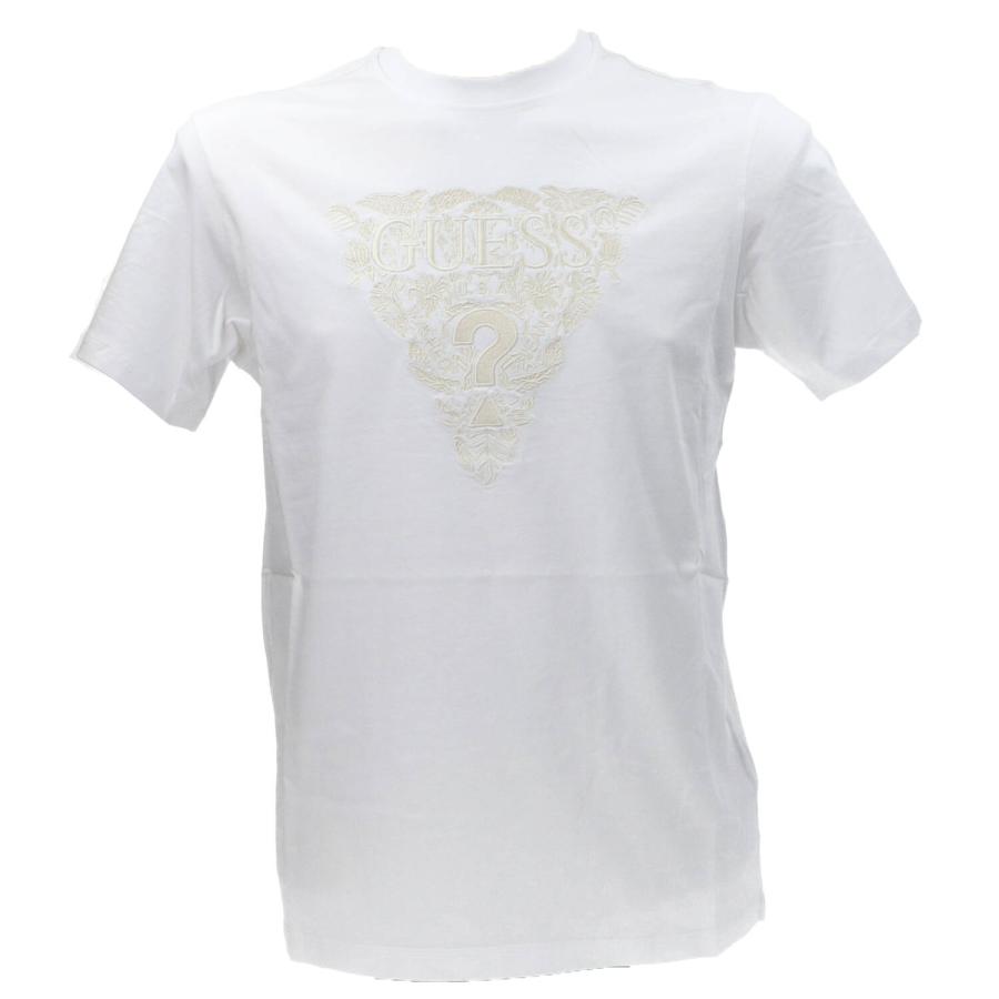 Guess T-shirt SS CN FLOWER EMBRO TEE Bianco 1