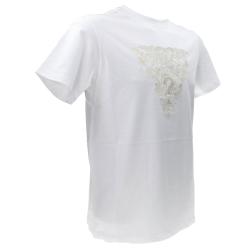 T-shirt SS CN FLOWER EMBRO TEE Bianco