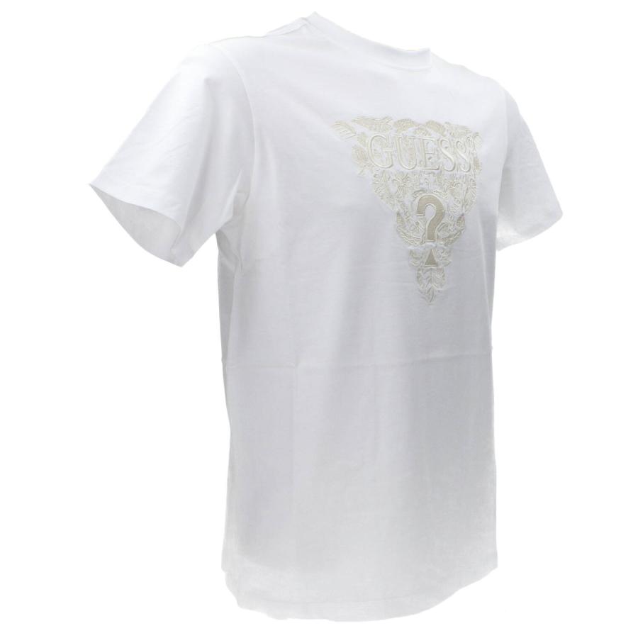 Guess T-shirt SS CN FLOWER EMBRO TEE Bianco 2
