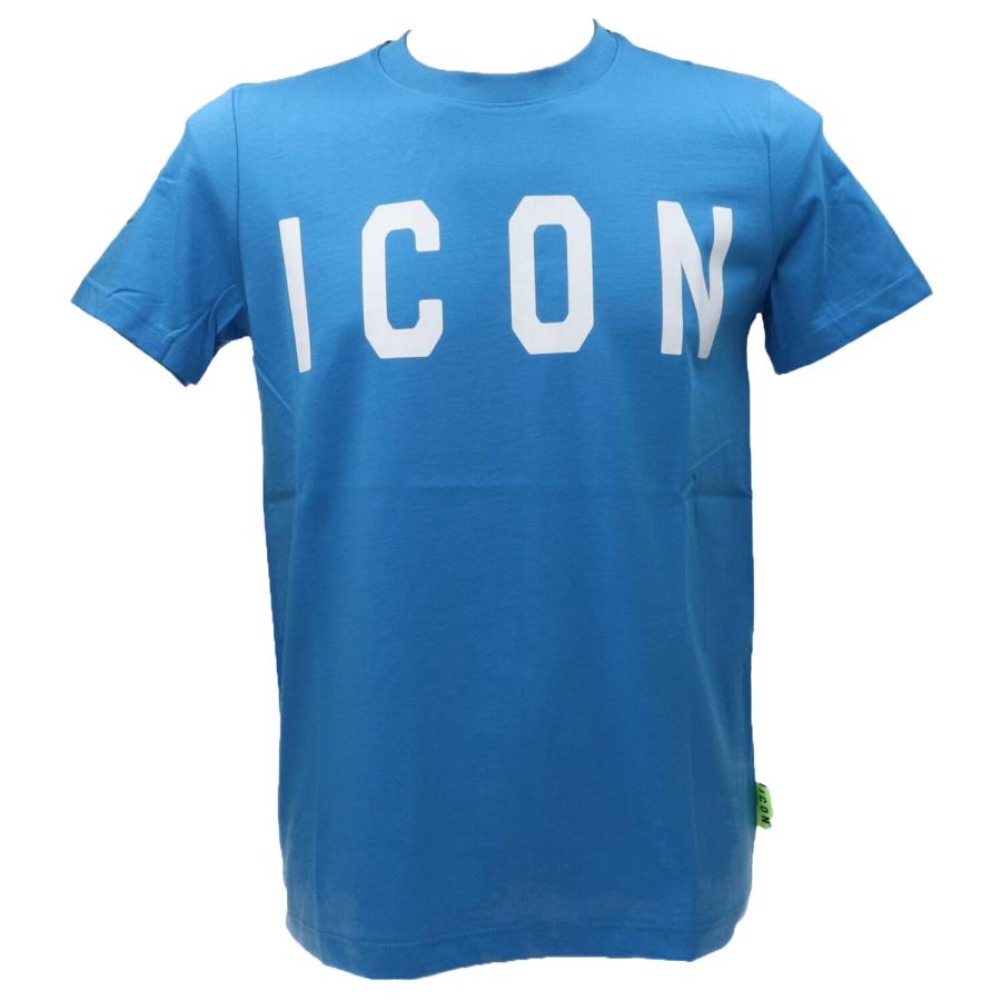Icon T-shirt  BASICA C/LOGO GRANDE Azzurro 1