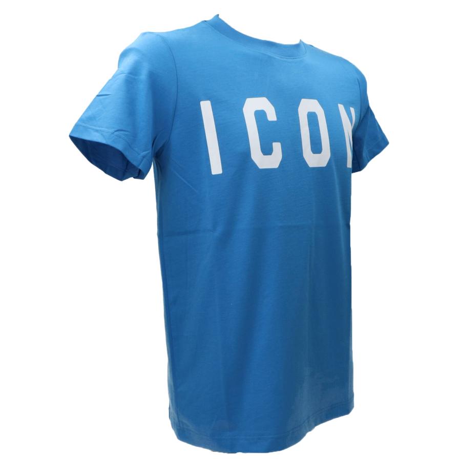 Icon T-shirt  BASICA C/LOGO GRANDE Azzurro 2
