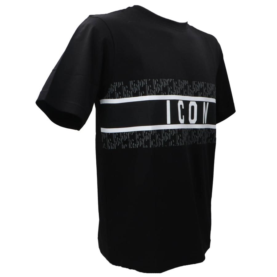 Icon T-shirt  C/FASCIA STAMPATA Nero 2