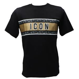 T-SHIRT C/FASCIA STAMPATA...