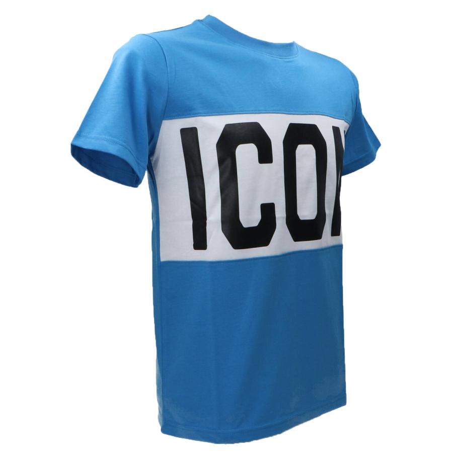 Icon T-shirt  STRIPE Azzurro 2
