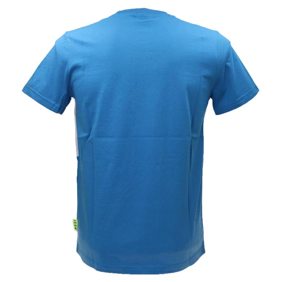 Icon T-shirt  STRIPE Azzurro 3