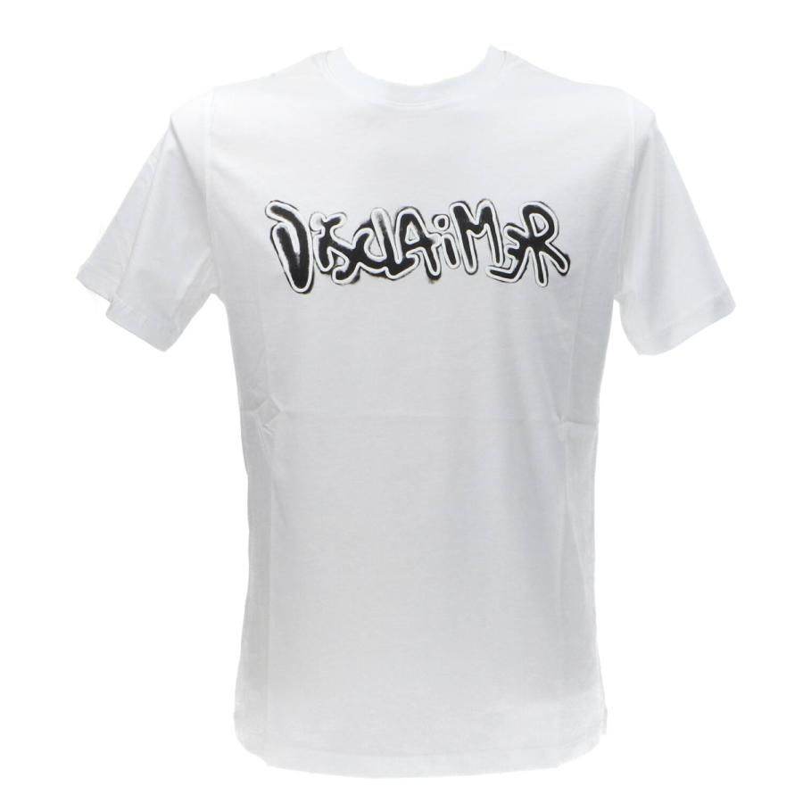 Disclaimer T-shirt MAGLIA UOMO IN JERSEY 54854 Bianco 1