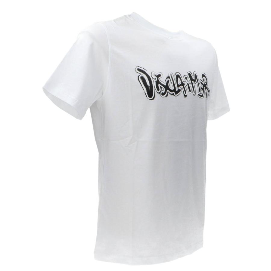 Disclaimer T-shirt MAGLIA UOMO IN JERSEY 54854 Bianco 2