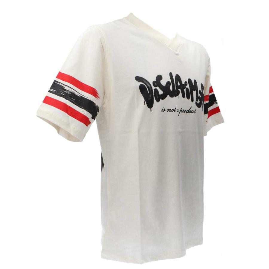 Disclaimer T-shirt MAGLIA IN JERSEY 54889 Bianco Panna 2